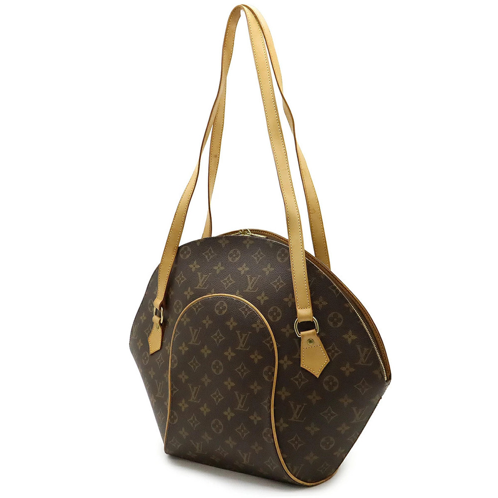 Louis Vuitton Shoulder Ellipse Bag Shopping Monogram Brown